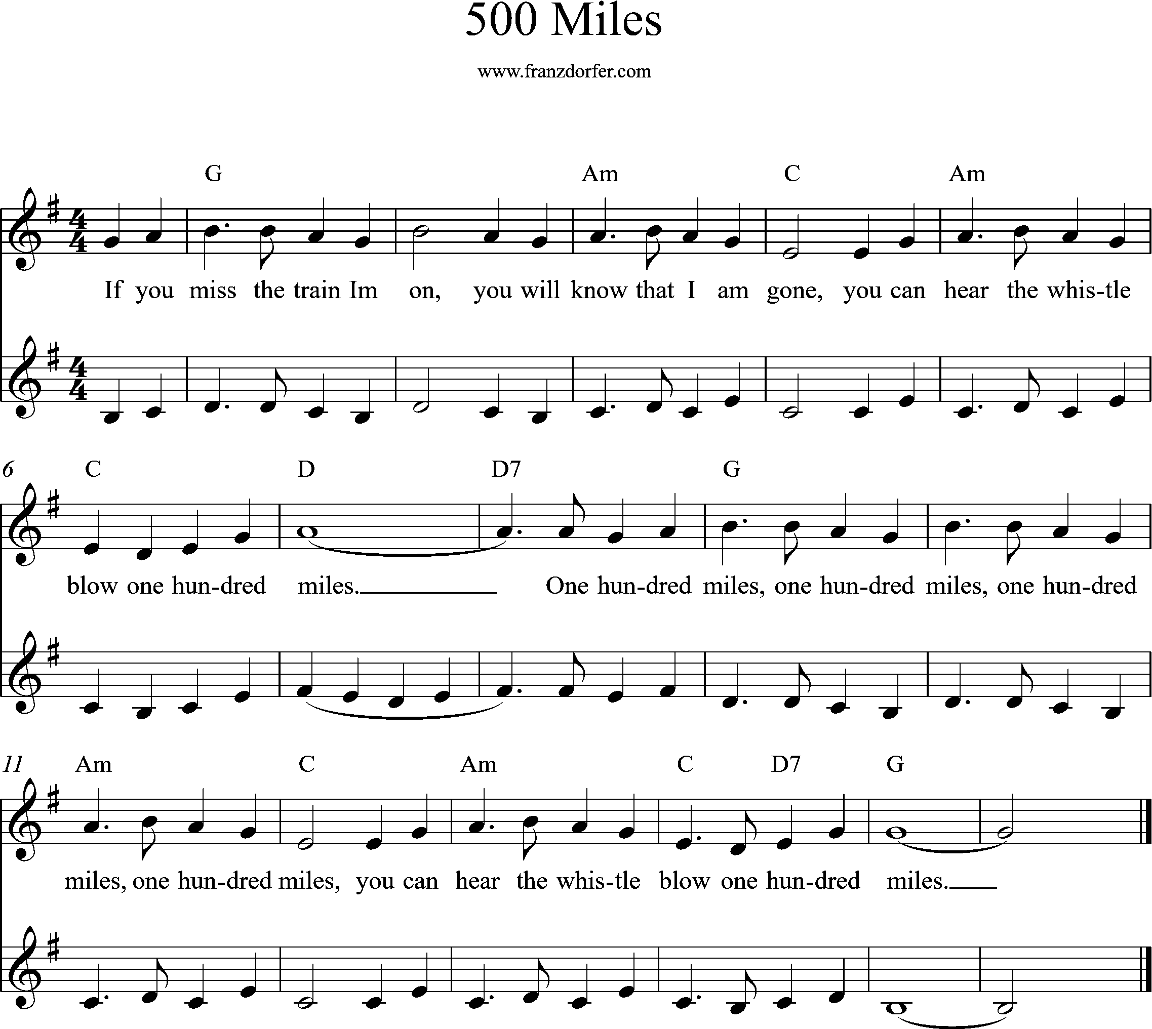 500 Miles